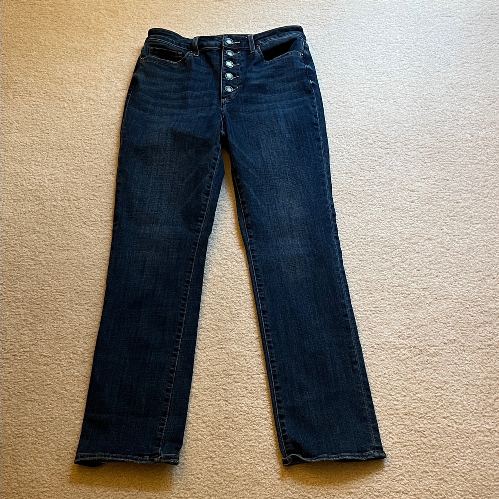 Cosmic Blue Love Indigo Straight Leg Jeans